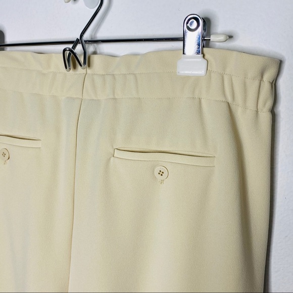 ☑️DKNY Womens Wheat Stretchy Wide Leg Trousers FLYP - Picture 12 of 15